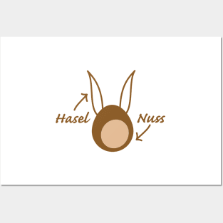 Rabbit as a hazelnut Posters and Art